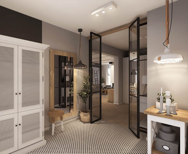 nowoczesny przedpokój