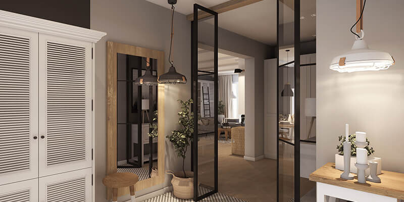 nowoczesny przedpokój