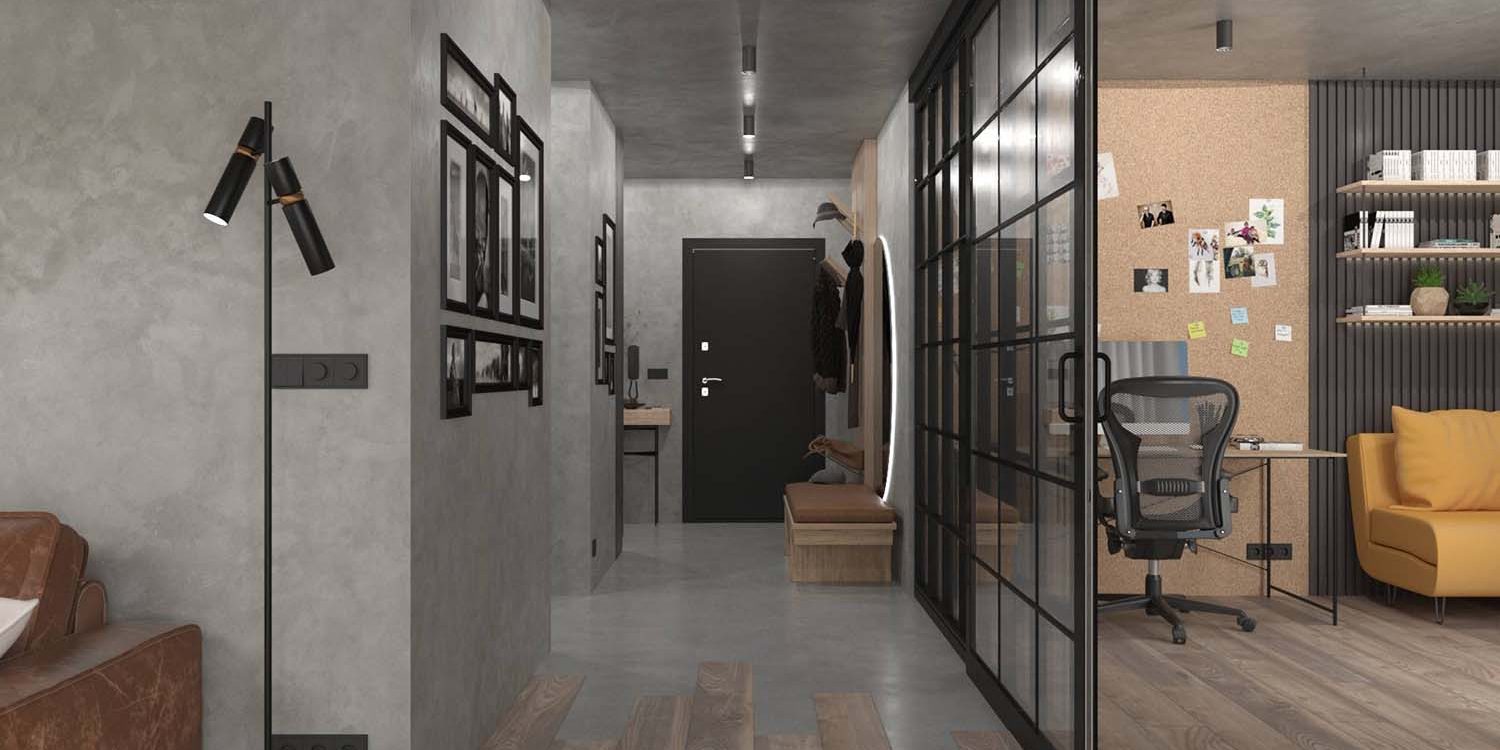 drzwi szklane czarne korytarz drzwi szklane czarne korytarz